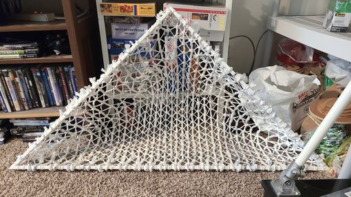 Custom Made Corner Net From Macrame Plarn