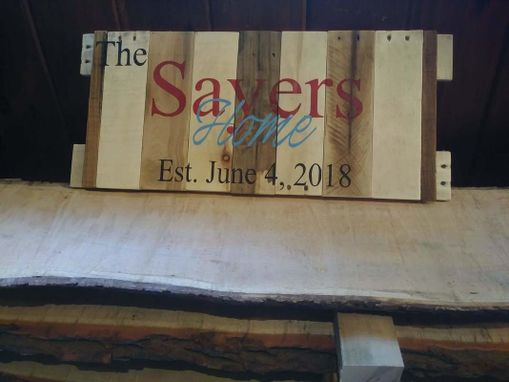 Custom Made 15x40 Personalized Wood Sign, Made To Order