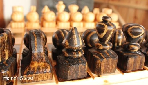 Custom Made Wooden Chess Set
