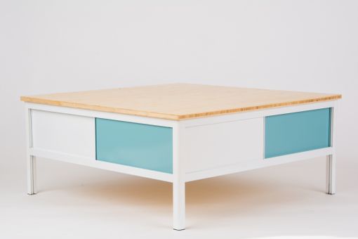 Custom Made Modern Coffee Table With Storage