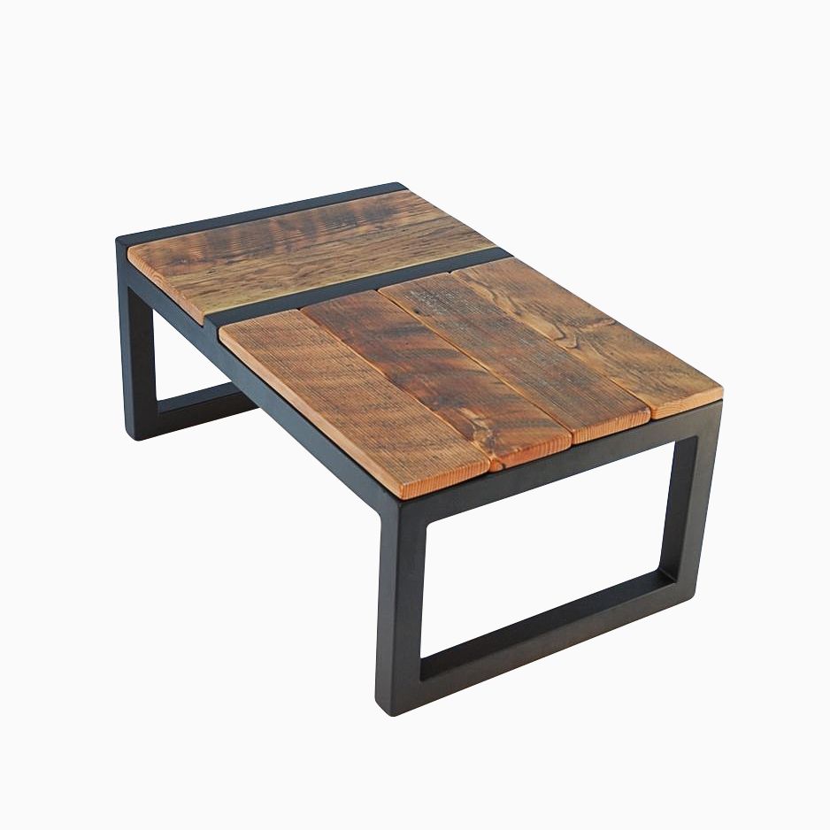 Hand Made Rustic Modern Barnwood Domino Coffee Table By Jonathan January Custommade Com