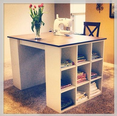 Hand Made Custom Desk/Island by Mayhem Furniture Co | CustomMade.com