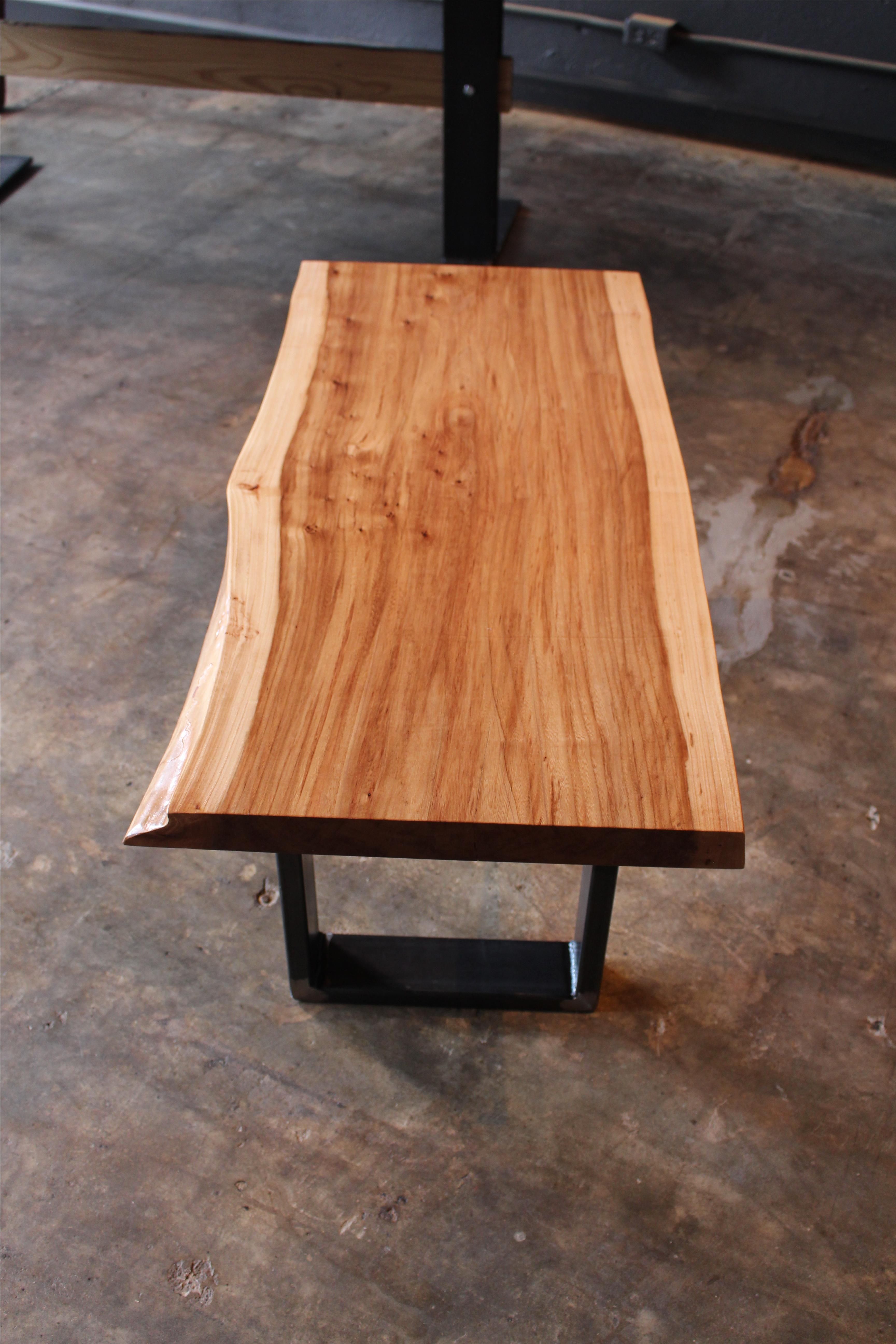 Custom Live Edge Coffee Table by callum east design