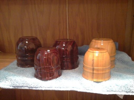 Custom Made Wood Cup Turnings