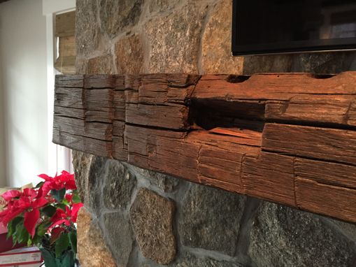 Custom Made Rustic Fireplace Mantel