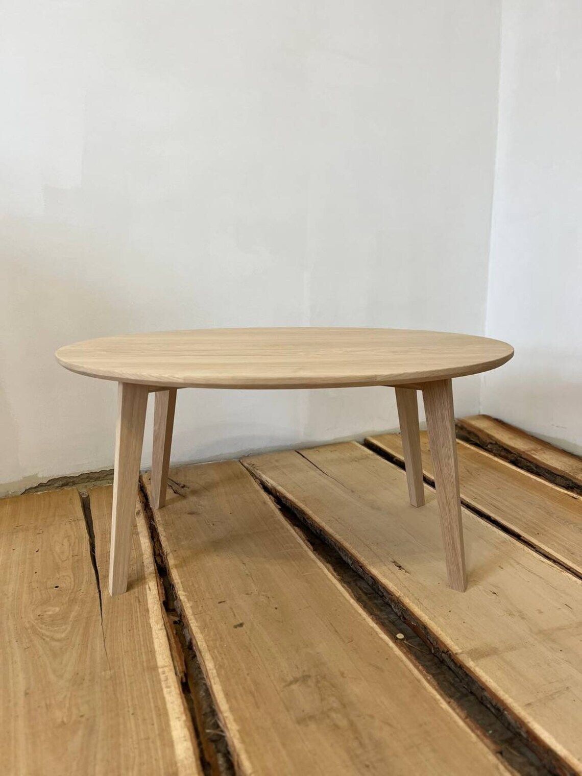 Buy Custom Oval Wood Coffee Table, made to order from group230