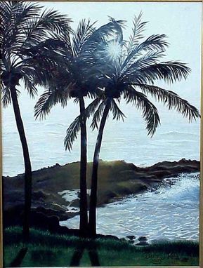 Custom Made Tropical Evening -- Oil Painting