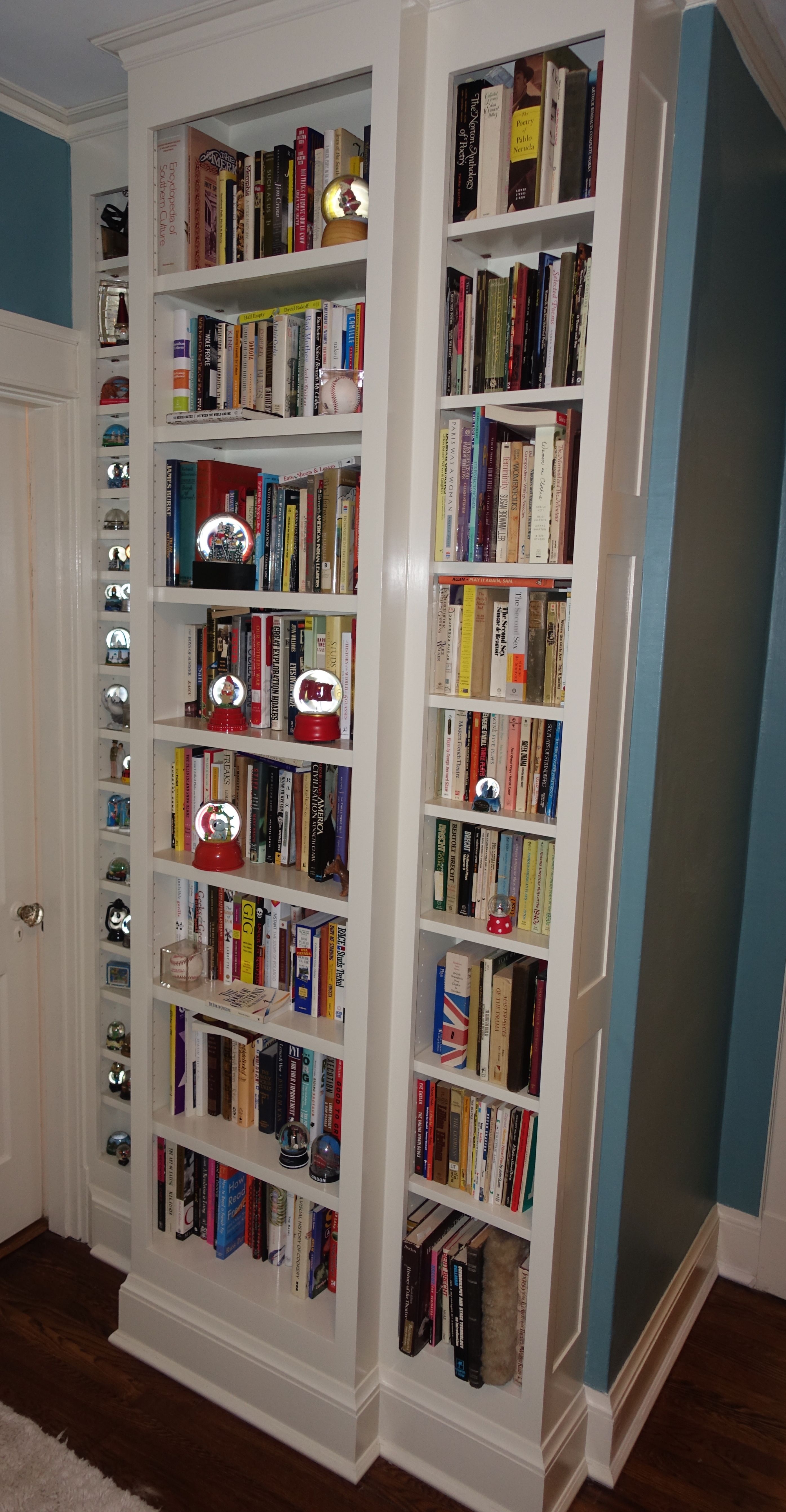 Custom Hallway Built In Bookcases by Cristofir Bradley