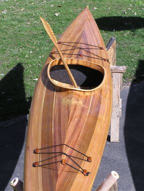 Handmade The Thunder Bay, Cedar Strip Kayak by Mackinaw ...