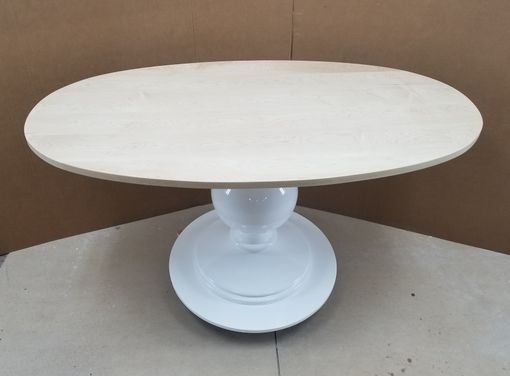 Custom Made Oval Dining Room Or Breakfast Banquette Table