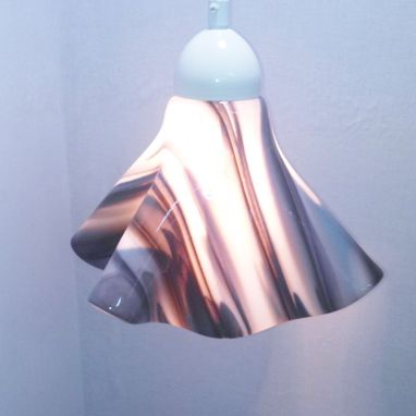 Custom Made Fused Glass Pendant Light Fixtures