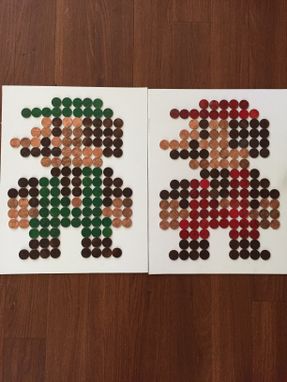Custom Made Mario & Luigi Wall Arts