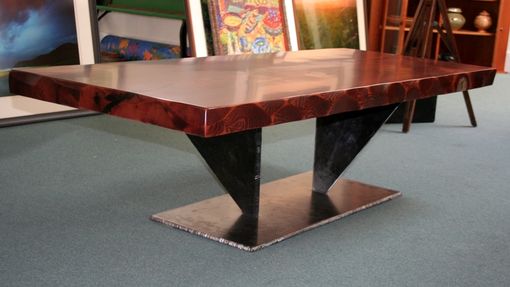 Custom Made Old-Growth Redwood Coffee Table