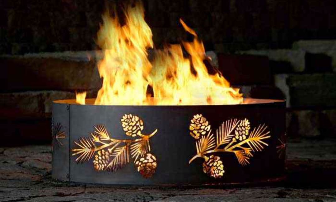 Hand Crafted Decorative Custom Fire Pit, Decorative Fire Pit