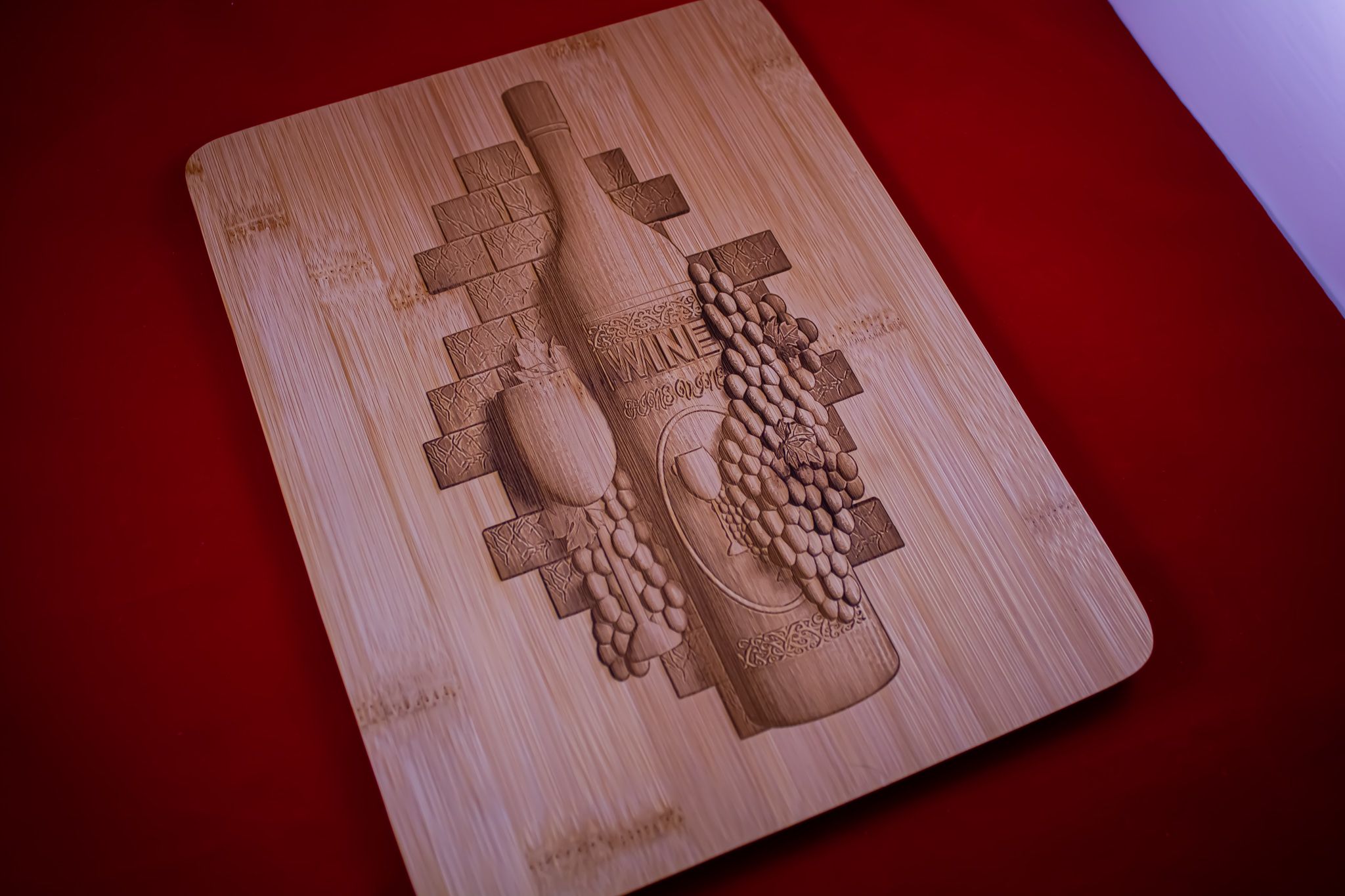 Buy Hand Made Small Laser Engraved Cutting Board Laser Engraving Cutting Board, made to
