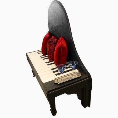 Custom Made Upcycled Piano Bench