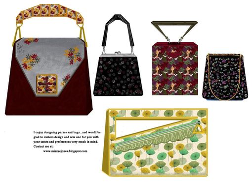 Custom Made Original Designs ~ Clothing, Handbags, Jewelry