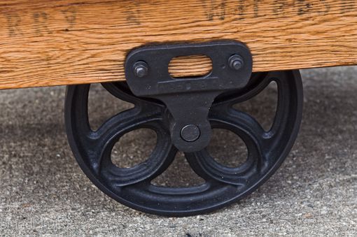 Custom Made Factory Cart Coffee Table