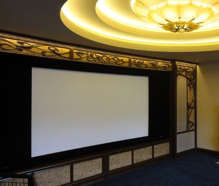Custom Made Hand Carved Theater Surround