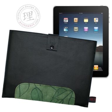 Custom Made Leather & Suede Ipad Cover