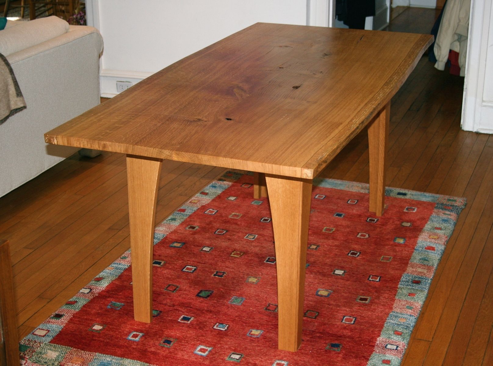 White Oak Table Top, Custom Made