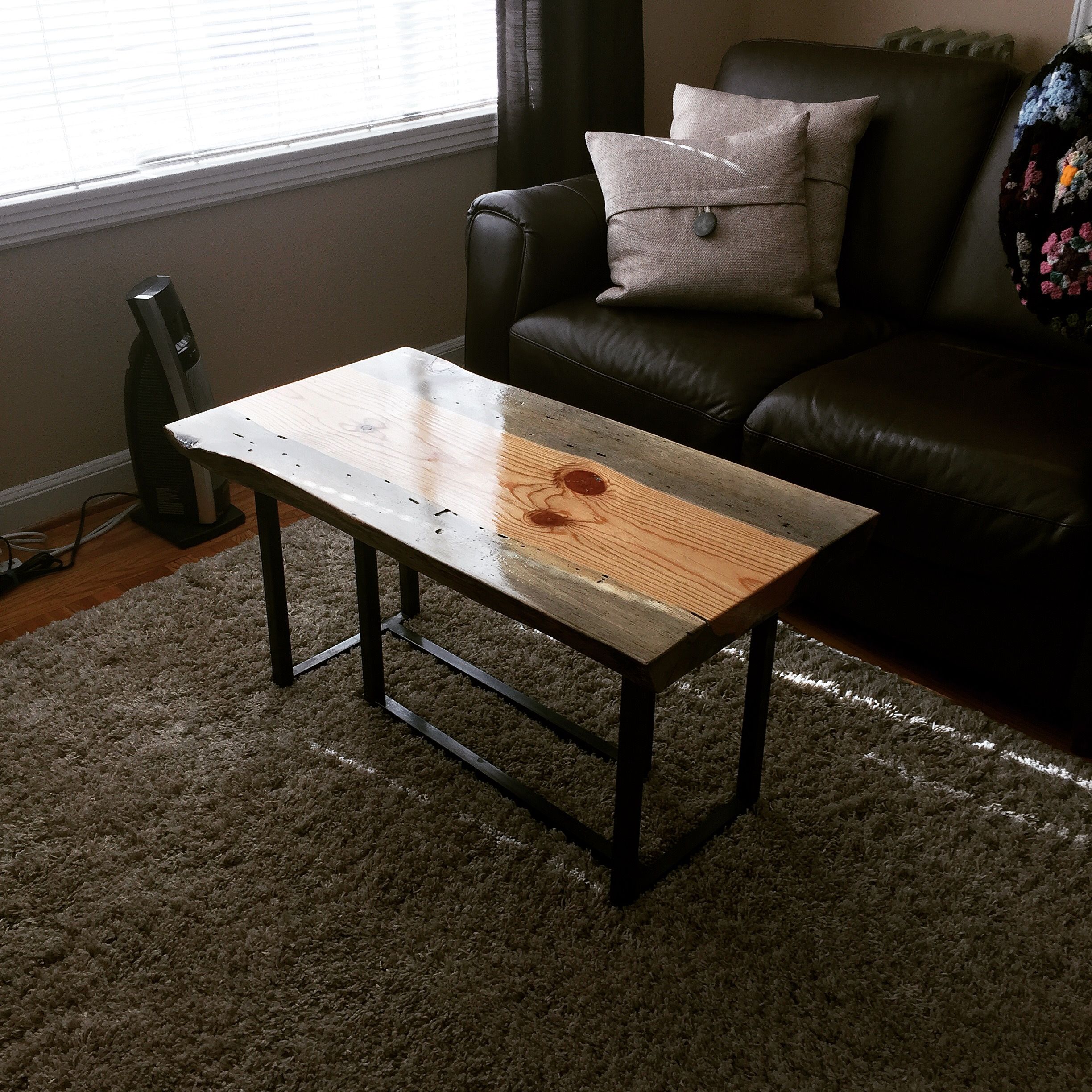 Hand Made Custom Coffee Table by Hammer and Saw