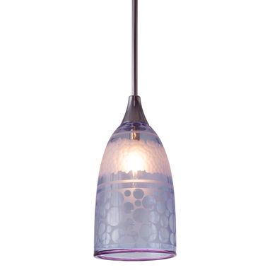 Custom Made Ecliptic Bell Glass Pendant Light - Custom Blown Glass