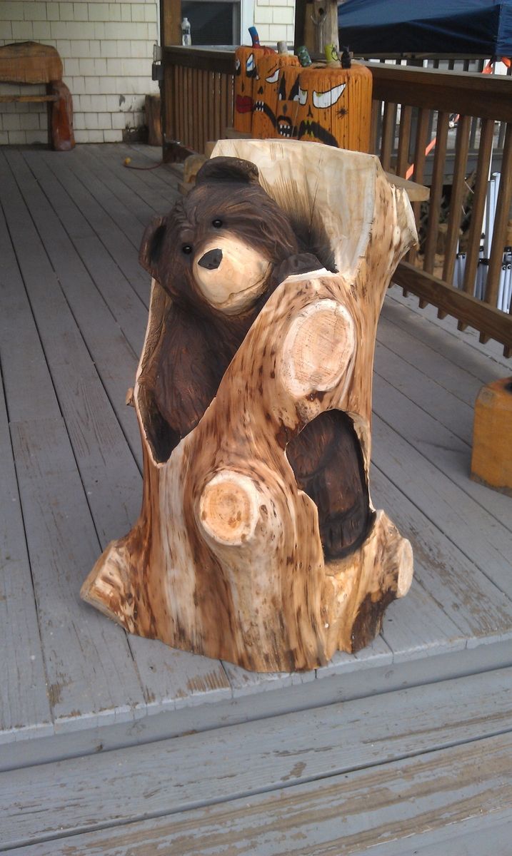 Custom Made Chainsaw Bears by From The Forest Inc.