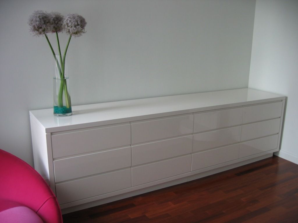 Hand Crafted White Lacquer Dresser By Ks Furniture And Design