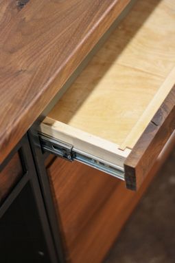Custom Made Draper Desk W/ Sliding Door