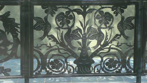 Custom Made Patio Fence Panel On Sale Decorative Discount Metal Italian Garden Gate Iron