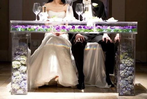 Custom Made Wedding Bridal Table