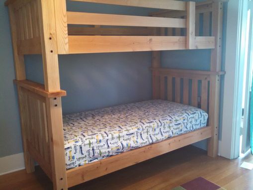 Custom Made Back To The Mountain Twin/Twin Craftsman Bunk Bed All Douglas Fir