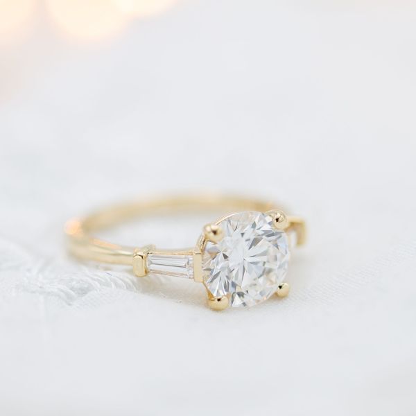 Yellow gold became slightly more popular just after Prince Harry proposed with a gold ring.
