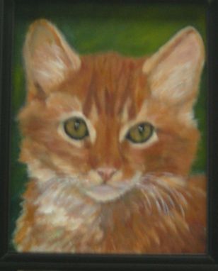 Custom Made Leo- Custom Cat Pet Portrait