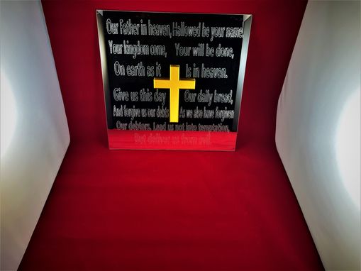 Custom Made Lords Prayer-Hallowed Be Thy Name - Our Father Prayer-Bible Engraving