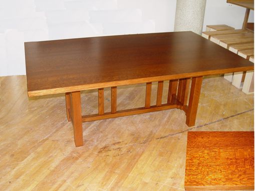 Custom Made Oak Dining Table
