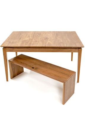 Custom Made Modern Walnut Extension/Expanding Table