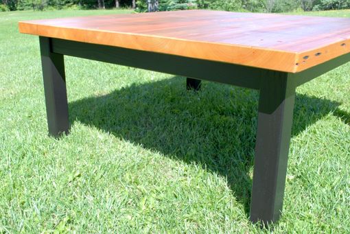 Custom Made Coffee Table - Reclaimed Wood Top