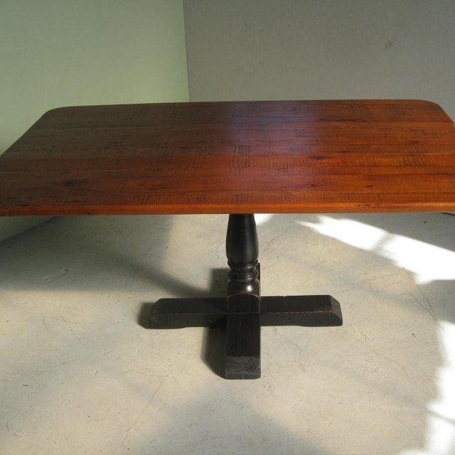 Custom Square Pedestal Base Dining Table With Drop Leaf Sides By Custom Square Pedestal Base Dining Table With Drop Leaf Sides By Ecustomfinishes Reclaimed Wood Furniture Custommade