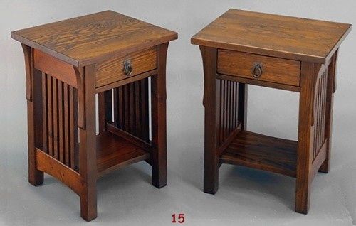 Custom Made Mission End Tables