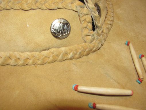 Custom Made Western Military And Indian Style Buckskin Dog Clothes.