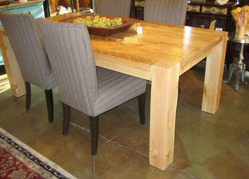 Custom Made Reclaimed Wood Roca Dining Table In A Natural Wood Finish