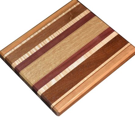 Custom Made Exotic Wood Cutting Board ~ Sushi Board