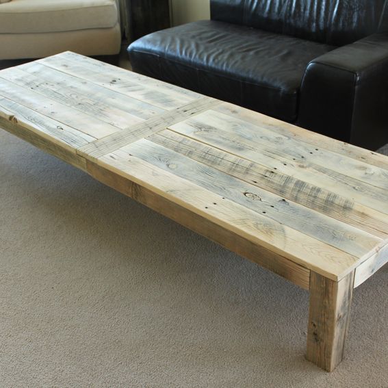 Custom Reclaimed Wood Large Parsons Coffee Table by Jw Atlas Wood Co ...