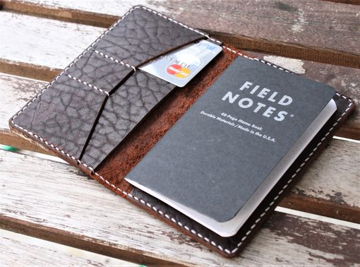 Custom Made Handmade Cover For Field Notes Card Wallet Scribo Ol' Red Folklore Bison