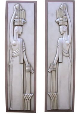 Custom Made Century Of Progress Art Deco, Machine Age, Sculptural Relief Wall Panels