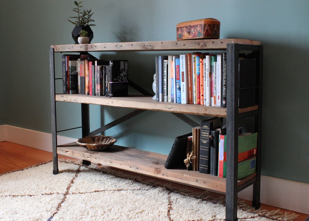 Hand Made Bucktown Bookcase Reclaimed Wood Bookcase By Workshop