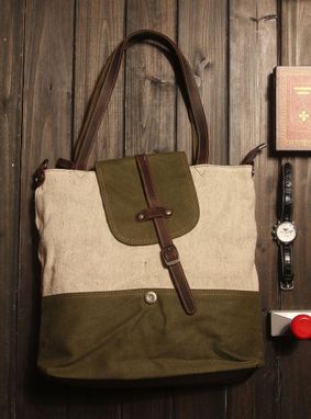 Custom Made Canvas Shoulder Bag, Crossbody Bag, Purse