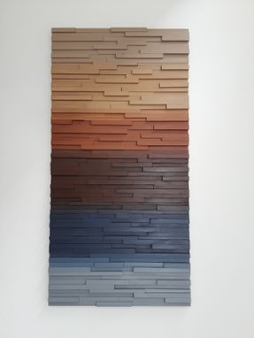 Custom Made Wooden Wall Decor In Earth Tone Colors